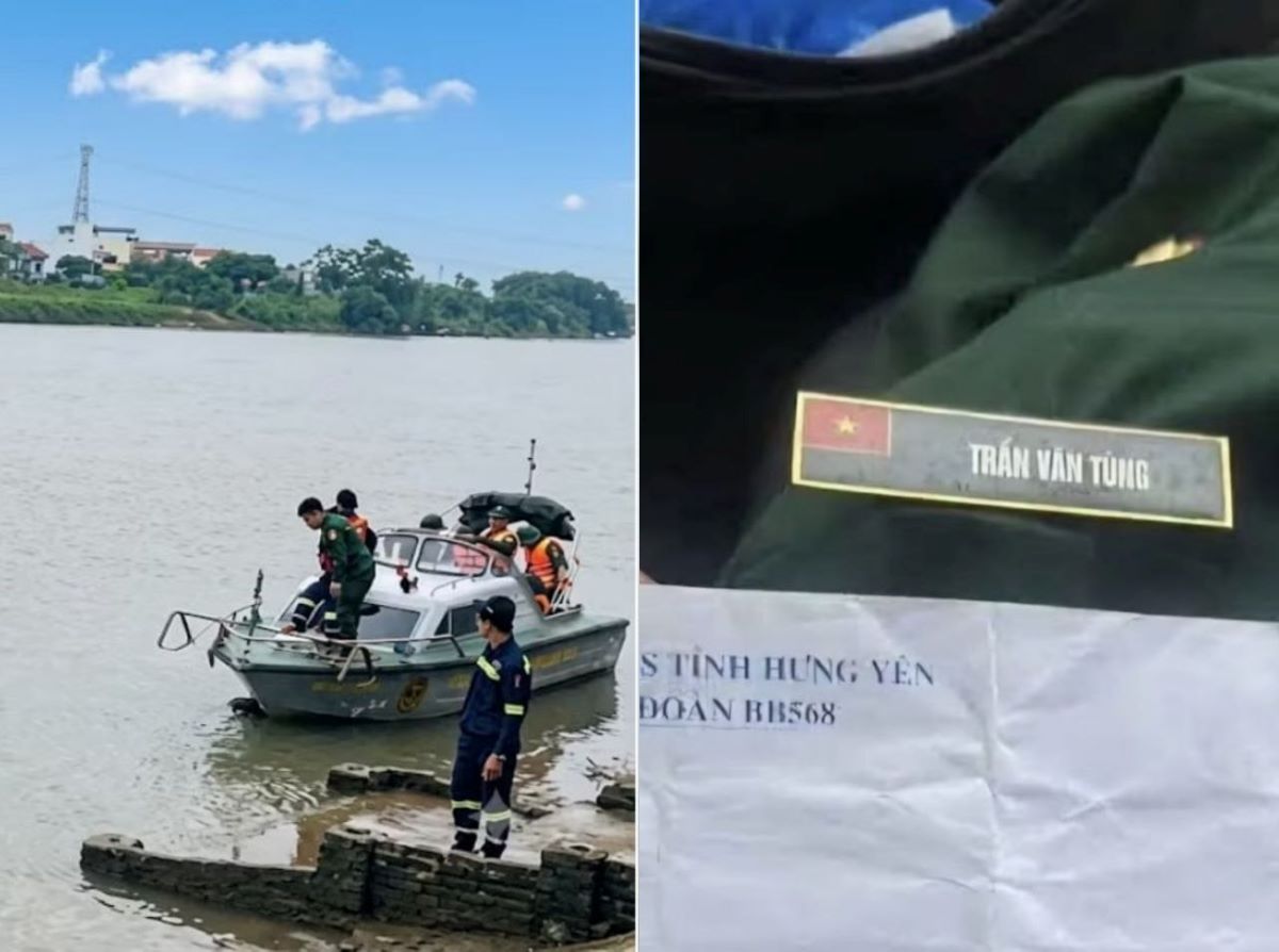 Gia đ&igrave;nh thanh ni&ecirc;n mất t&iacute;ch kể lại diễn biến trước khi Thiếu t&aacute; qu&acirc;n đội nhảy xuống s&ocirc;ng cứu người