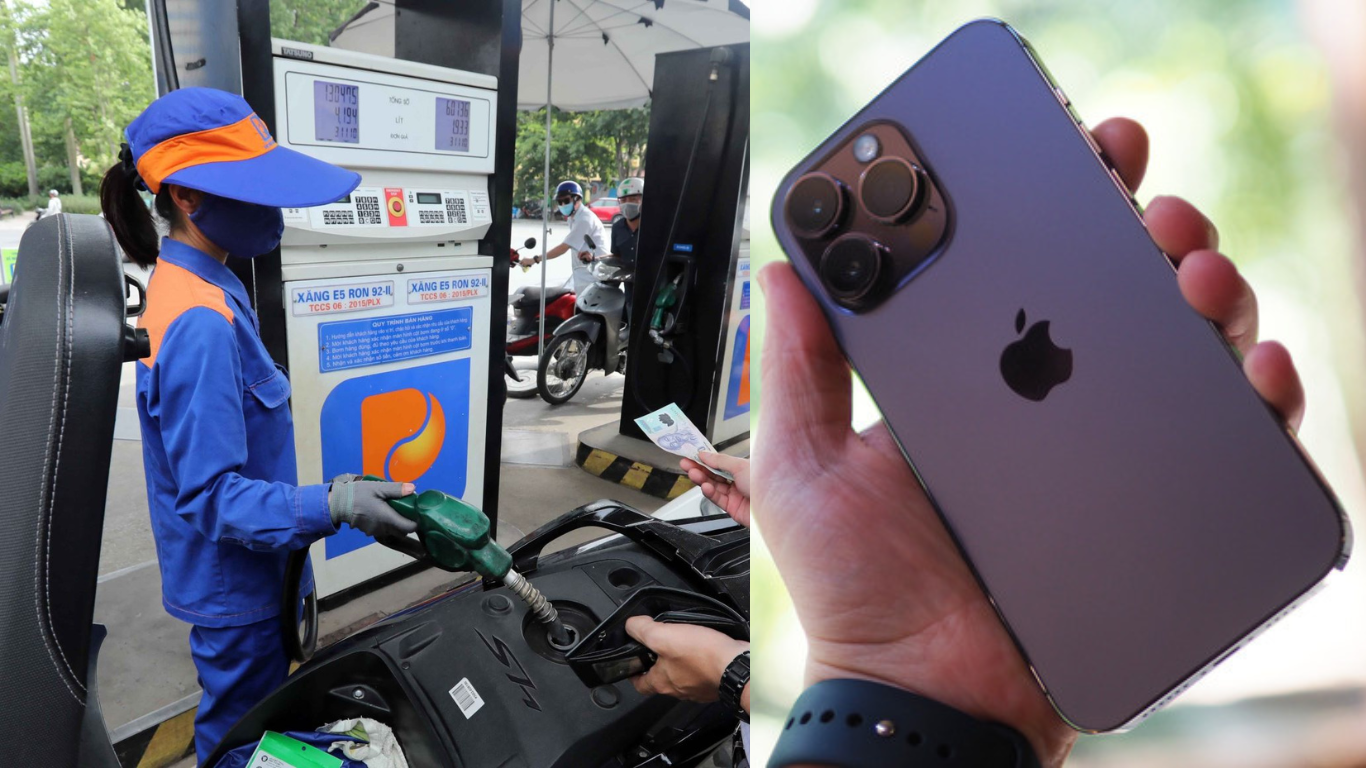 Gi&aacute; xăng dầu h&ocirc;m nay 16/9: Diesel kh&ocirc;ng cao hơn 28.485 đồng, E10 tăng mạnh, iPhone 14 Pro Max rẻ b&egrave;o
