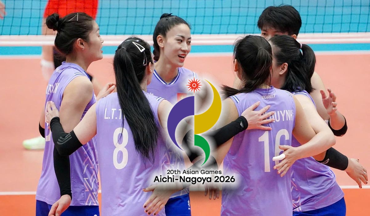 Lịch thi đấu b&oacute;ng chuyền h&ocirc;m nay 15/9: Tuyển nữ Việt Nam đấu trận mở m&agrave;n ASIAD 2026 l&uacute;c mấy giờ?