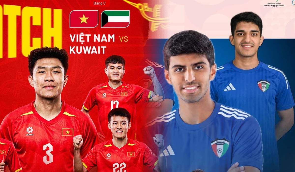 Xem TRỰC TIẾP U23 Việt Nam vs U23 Kuwait ở đ&acirc;u, k&ecirc;nh n&agrave;o? VTV trực tiếp b&oacute;ng đ&aacute; ASIAD 2026 h&ocirc;m nay 15/9
