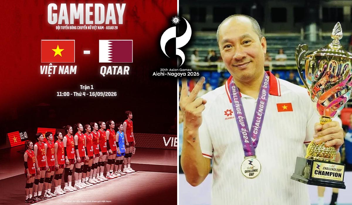Link xem trực tiếp b&oacute;ng chuyền nữ Việt Nam vs Qatar 11h ng&agrave;y 16/9 - VTV trực tiếp ASIAD 2026 h&ocirc;m nay