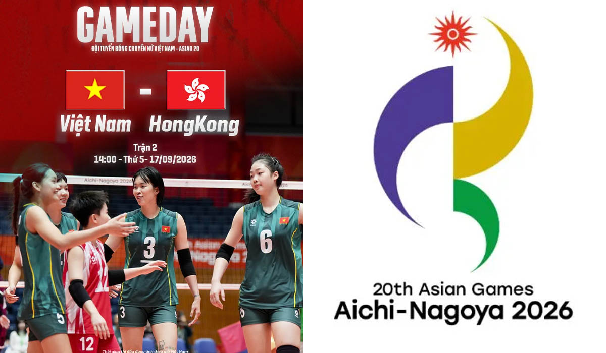 Lịch thi đấu b&oacute;ng chuyền nữ ASIAD 2026 mới nhất 17/9: Tuyển nữ Việt Nam thắng dễ Hong Kong TQ?