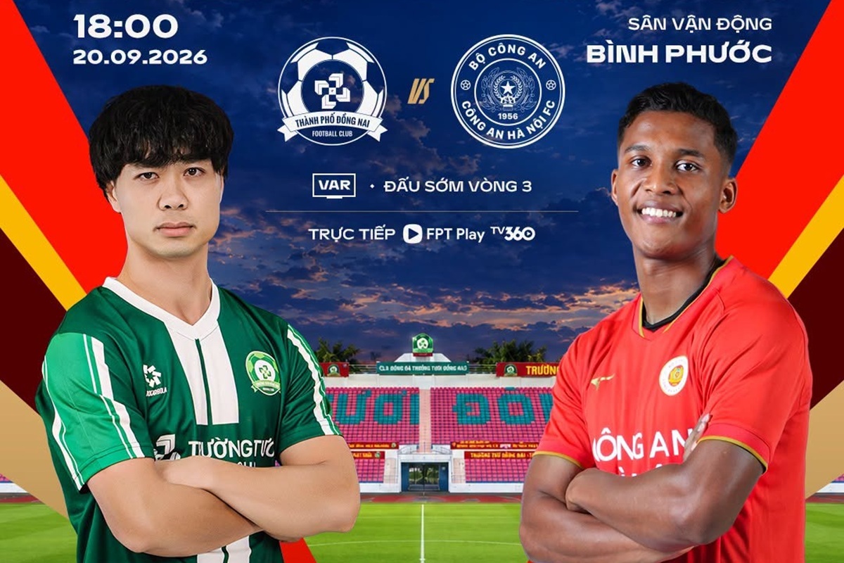 Lịch thi đấu b&oacute;ng đ&aacute; Việt Nam h&ocirc;m nay 20/9: C&ocirc;ng Phượng đối đầu Đ&igrave;nh Bắc; H&agrave; Nội FC tiếp đ&oacute;n Đ&agrave; Nẵng