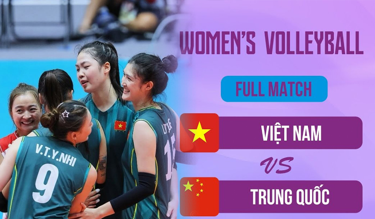 VTV6, VTVGo TRỰC TIẾP b&oacute;ng chuyền nữ Việt Nam vs Trung Quốc - Link xem b&oacute;ng chuyền ASIAD 2026