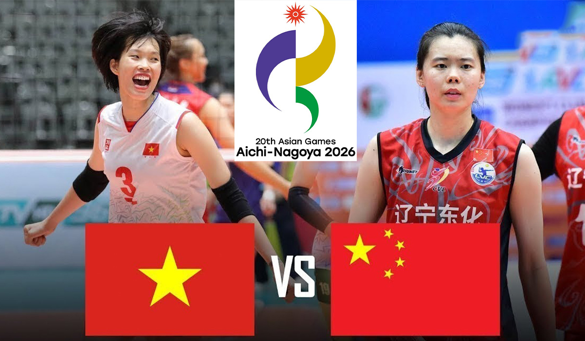 TRỰC TIẾP b&oacute;ng chuyền nữ Việt Nam đấu Trung Quốc h&ocirc;m nay 20/9 - VTV ph&aacute;t s&oacute;ng b&oacute;ng chuyền nữ ASIAD 2026