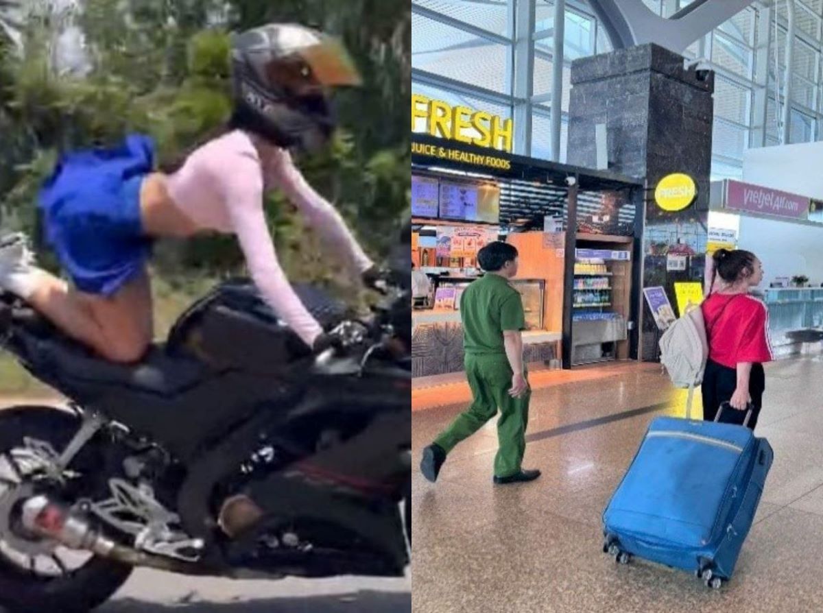 Vụ người phụ nữ Nga lái mô tô trong tư thế lạ: Hé lộ lý do bị trục xuất khỏi Việt Nam