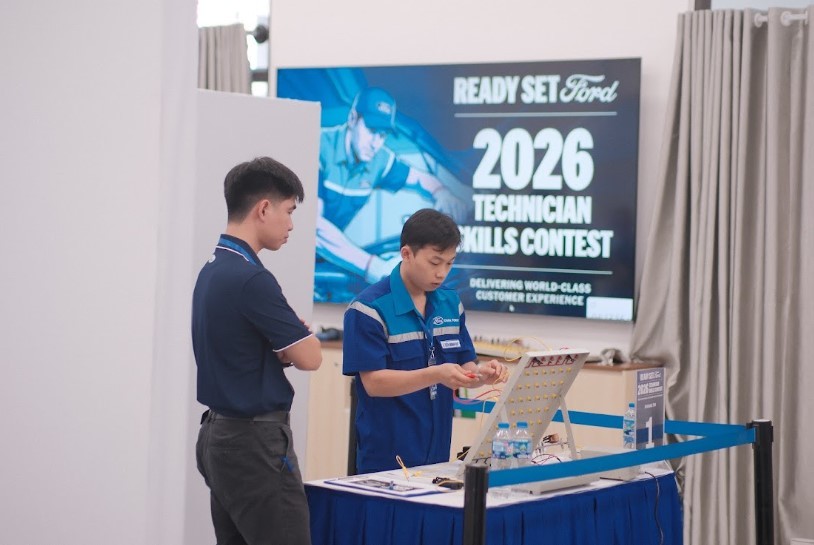 Ford Việt Nam tổ chức Hội thi Tay nghề Kỹ thuật To&agrave;n quốc 2026, tập trung n&acirc;ng cao năng lực dịch vụ sau b&aacute;n h&agrave;ng ảnh 2