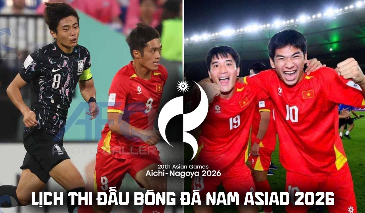 Lịch thi đấu b&oacute;ng đ&aacute; nam ASIAD 2026 mới nhất 23/9: U23 Việt Nam đấu H&agrave;n Quốc ở tứ kết l&uacute;c mấy giờ?