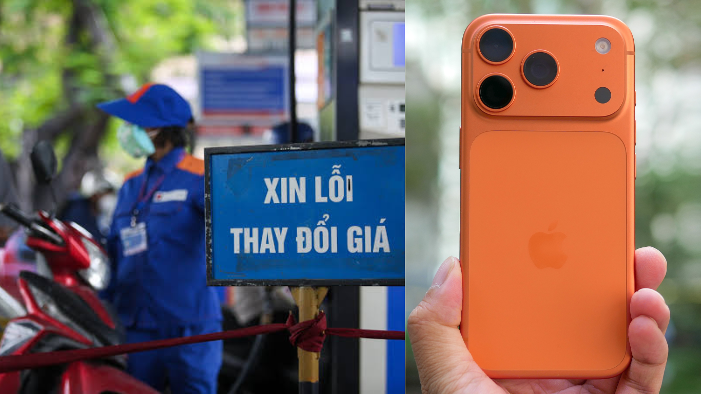 Gi&aacute; xăng dầu h&ocirc;m nay chiều 24/9: E10 tăng 1.451 đồng, hơn 27.000 đồng/l&iacute;t, iPhone 17 Pro c&oacute; giảm?