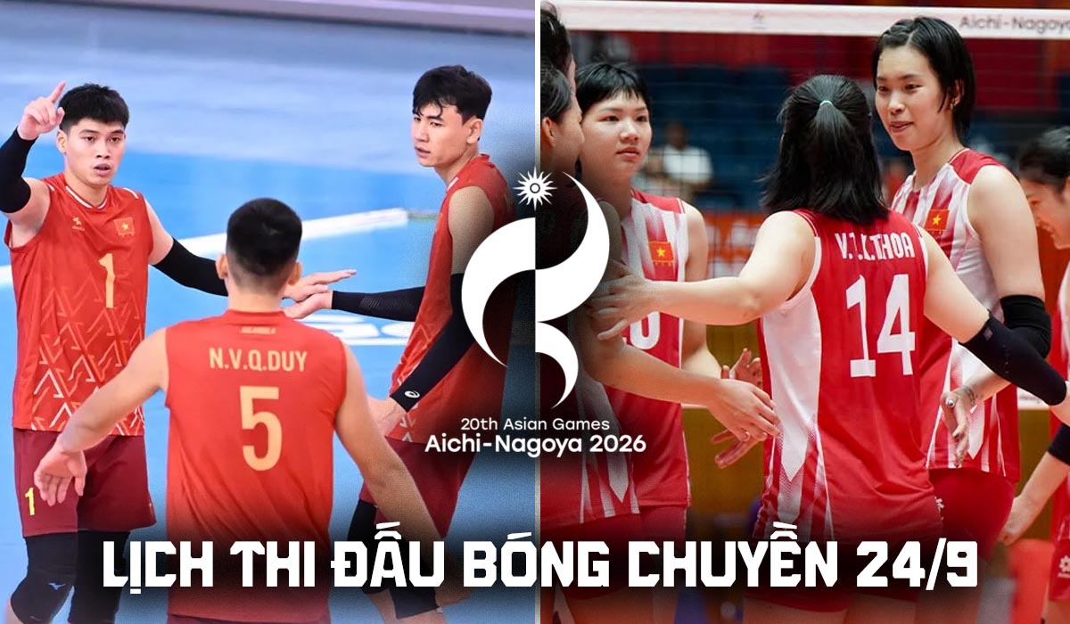 Lịch thi đấu b&oacute;ng chuyền h&ocirc;m nay 24/9: Tuyển Việt Nam đại chiến Qatar ở ASIAD 2026 khi n&agrave;o?