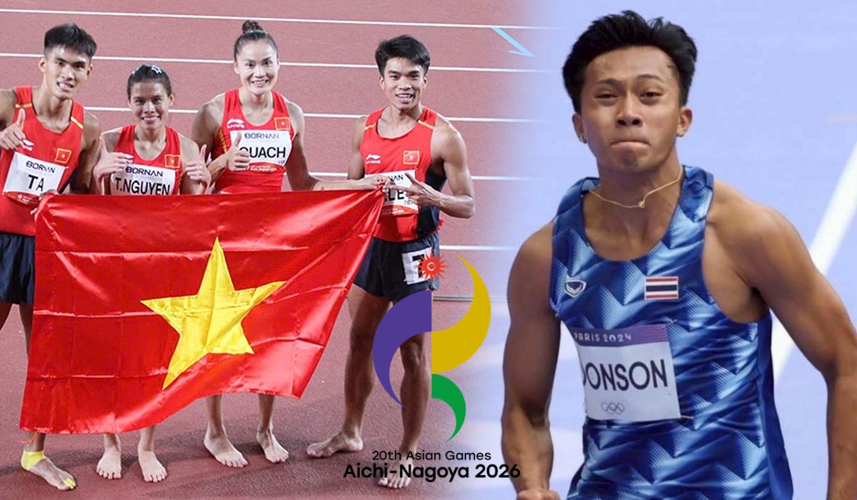 Bảng xếp hạng huy chương thể thao Đ&ocirc;ng Nam &Aacute; tại ASIAD 2026: TT Việt Nam nguy cơ văng khỏi top 5