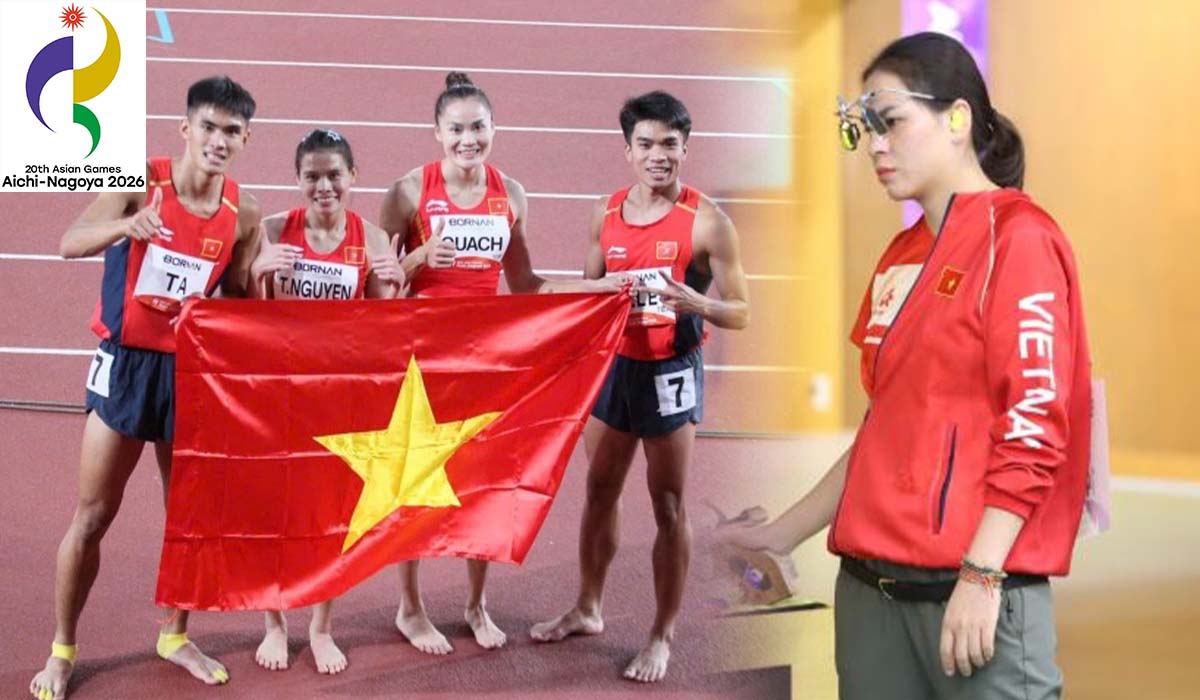 Kết quả thi đấu của Đo&agrave;n TT Việt Nam tại ASIAD 2026 h&ocirc;m nay 25/9: Điền kinh Việt Nam lập cột mốc mới
