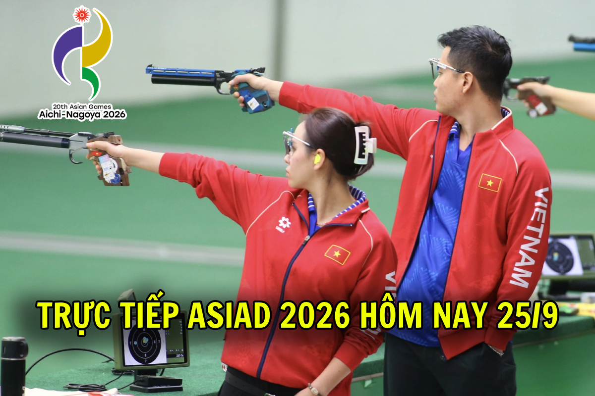 VTV trực tiếp ASIAD 2026 h&ocirc;m nay 25/9 - Link xem trực tiếp ASIAD 2026 tr&ecirc;n VTV6 v&agrave; VTVGo