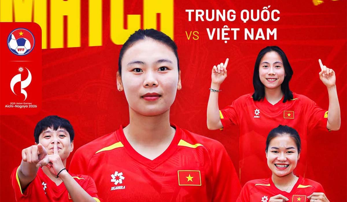 Xem TRỰC TIẾP b&oacute;ng đ&aacute; đ&aacute; Việt Nam vs Trung Quốc ở đ&acirc;u? VTV6, VTVGo trực tiếp b&oacute;ng đ&aacute; nữ ASIAD 2026