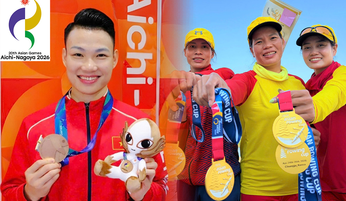 Bảng xếp hạng huy chương ASIAD 2026 mới nhất: Đo&agrave;n TT Việt Nam nỗ lực gi&agrave;nh chương V&agrave;ng thứ 2
