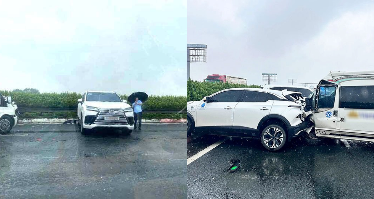 Danh t&iacute;nh t&agrave;i xế Lexus vừa bị tạm giữ v&igrave; lạng l&aacute;ch tr&ecirc;n cao tốc Ph&aacute;p V&acirc;n &ndash; Cầu Giẽ g&acirc;y tai nạn li&ecirc;n ho&agrave;n