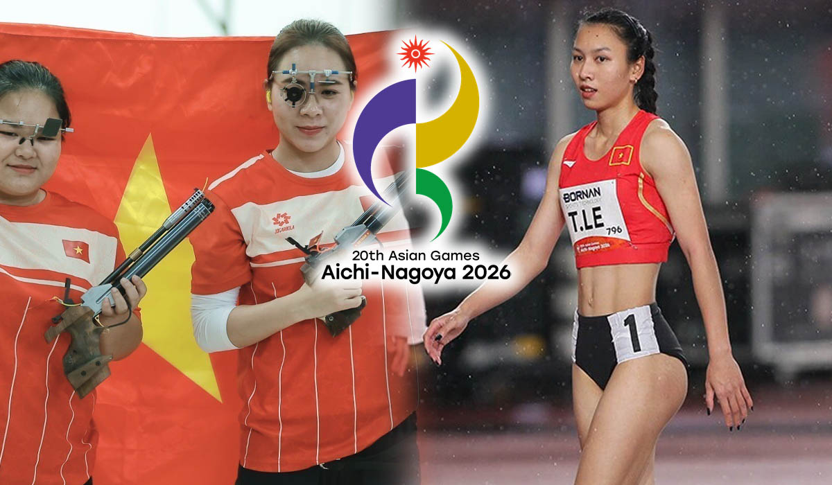 Bảng tổng sắp huy chương thể thao Đ&ocirc;ng Nam &Aacute; tại ASIAD 2026: TT Việt Nam tăng tốc &aacute;p s&aacute;t top 3?