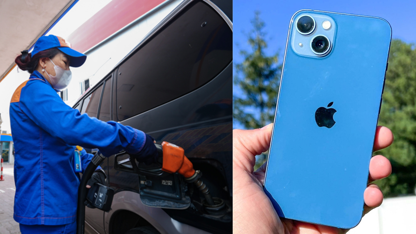 Gi&aacute; xăng dầu h&ocirc;m nay 28/9 chỉ từ 19.472 đồng, E10 tăng 1.451 đồng, gi&aacute; iPhone 13 giảm s&acirc;u
