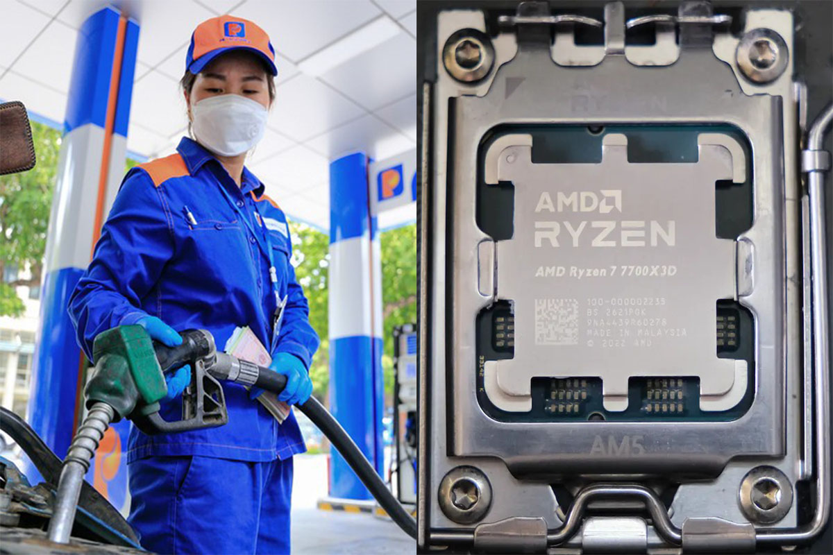 Bảng gi&aacute; xăng dầu chiều 27/9: Xăng c&ograve;n c&aacute;ch đỉnh hơn 4.000 đồng, chip AMD Ryzen gi&aacute; giảm kịch s&agrave;n