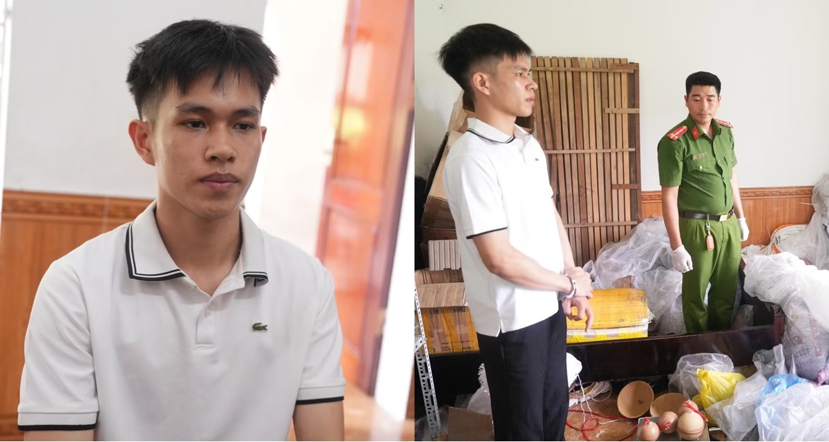 Bắt khẩn cấp Nguyễn Tiến Phi sinh năm 2004 ở Nghệ An, thu giữ g&igrave; khi kh&aacute;m x&eacute;t nơi ở?