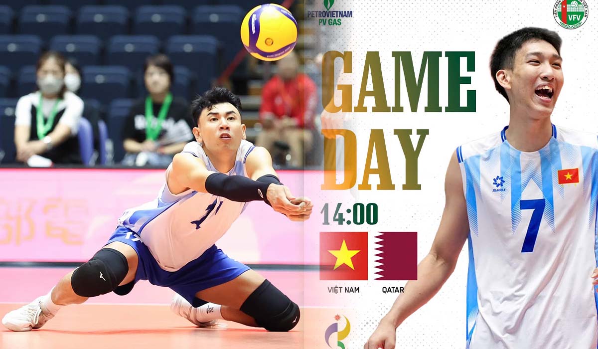 VTV TRỰC TIẾP b&oacute;ng chuyền Việt Nam vs Qatar h&ocirc;m nay 28/9 - Link xem b&oacute;ng chuyền ASIAD 2026 mới nhất