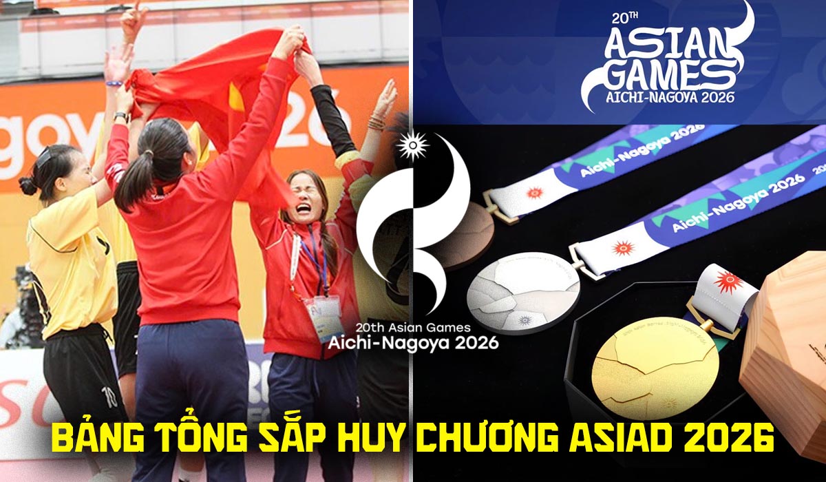 Bảng tổng sắp huy chương ASIAD 2026 mới nhất: Đo&agrave;n TT Việt Nam bứt tốc gi&agrave;nh tấm HCV thứ ba?