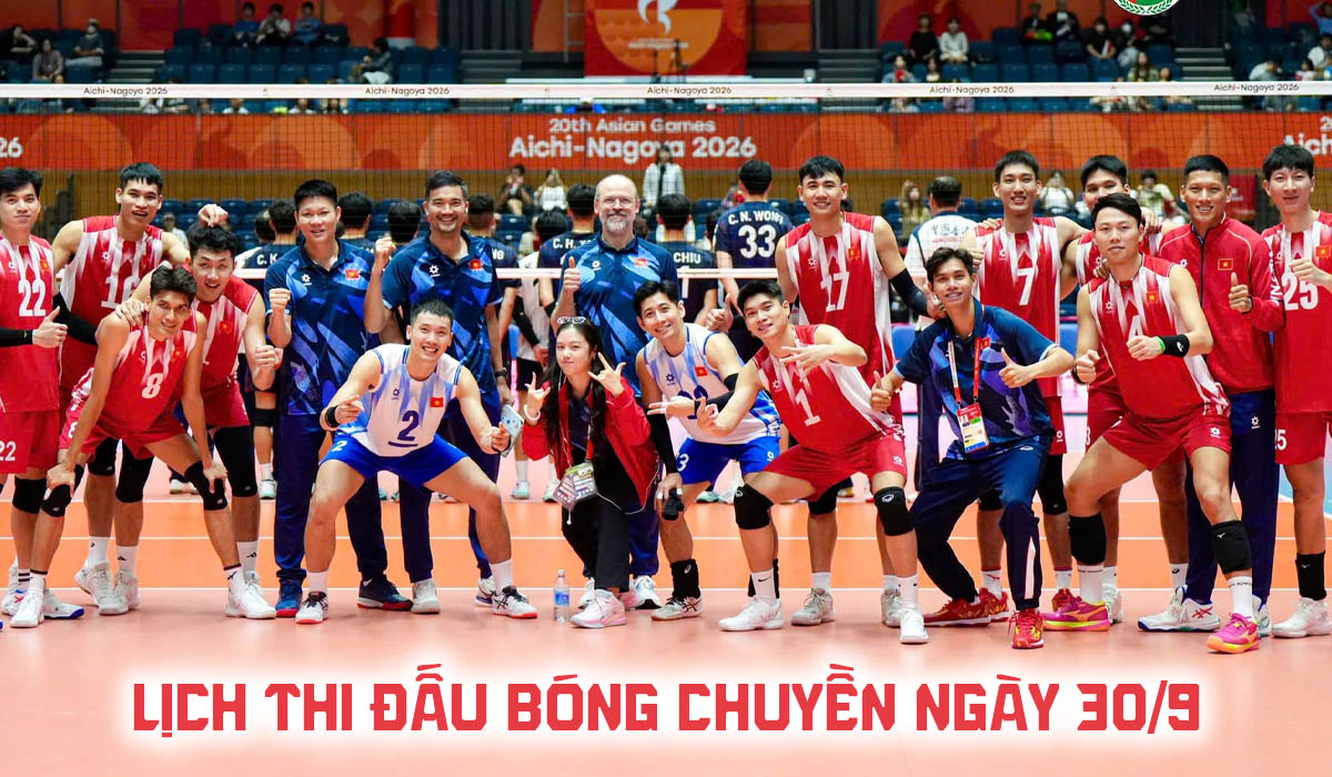 Lịch thi đấu b&oacute;ng chuyền h&ocirc;m nay 30/9: Tuyển Việt Nam đại chiến Uzbekistan ở ASIAD khi n&agrave;o?