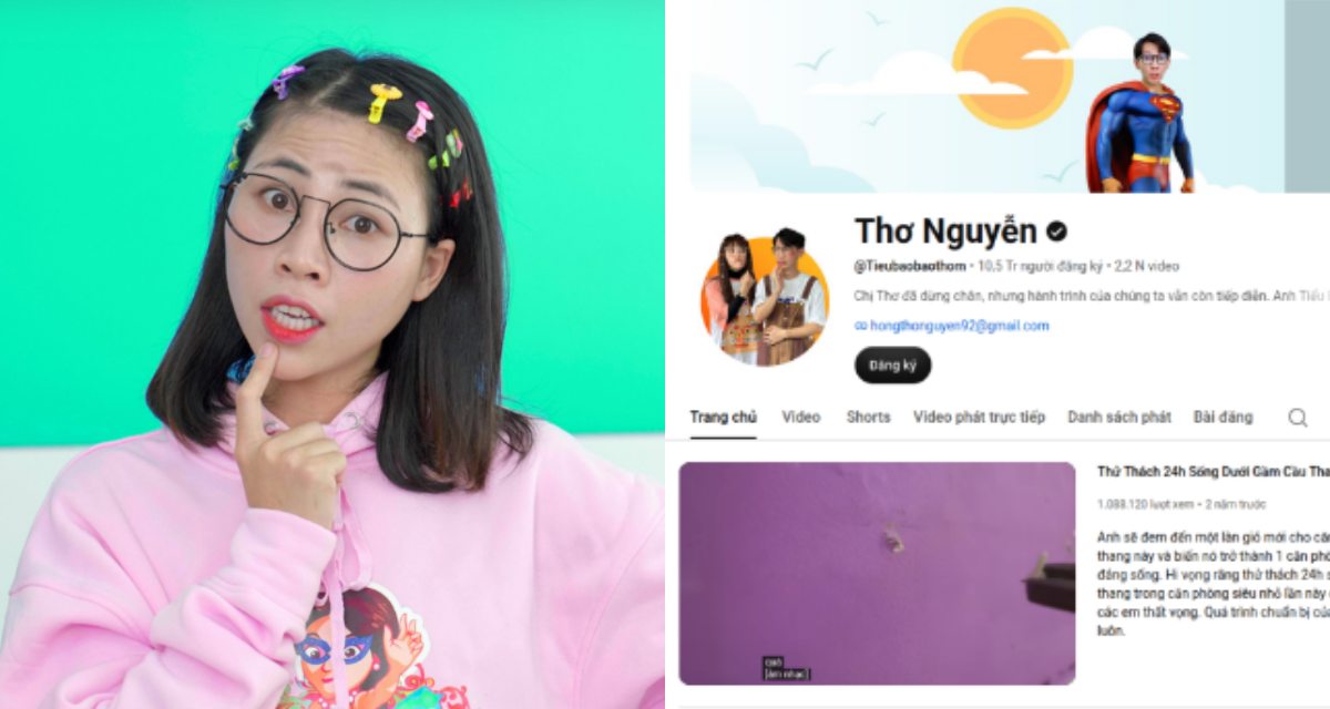 Thơ Nguyễn sau khi giải nghệ: K&ecirc;nh YouTube 10 triệu người theo d&otilde;i vẫn tạo doanh thu đ&aacute;ng ch&uacute; &yacute;