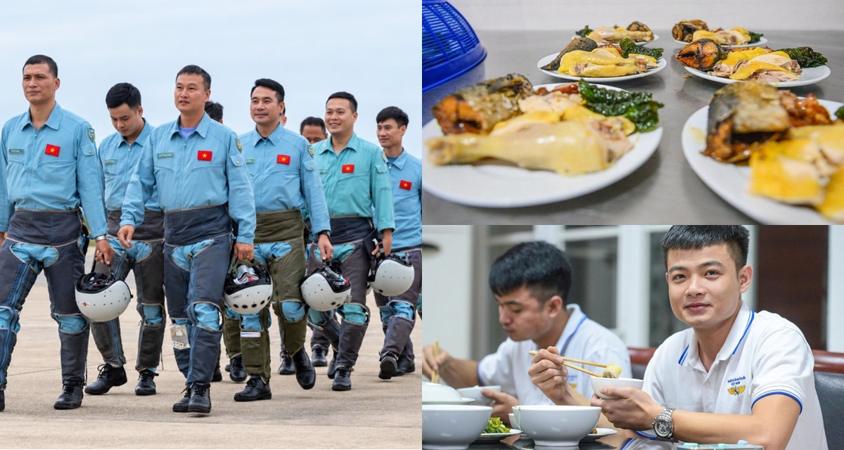 Cho&aacute;ng trước 1 bữa ăn của phi c&ocirc;ng chiến đấu ở Việt Nam: Ăn l&agrave; nhiệm vụ, người b&igrave;nh thường kh&ocirc;ng n&ecirc;n theo