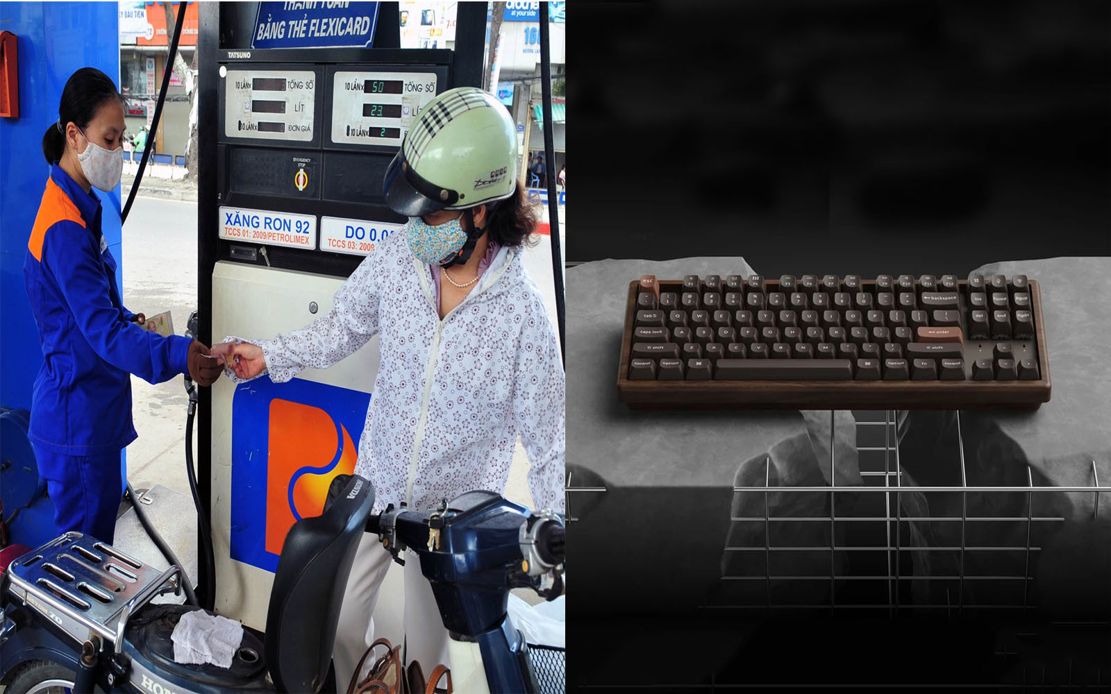 Gi&aacute; xăng dầu mới nhất ng&agrave;y 1/10: Dầu diesel giảm gần 800 đồng/l&iacute;t, Keychron ra mắt b&agrave;n ph&iacute;m gaming vỏ gỗ gi&aacute; ra sao?