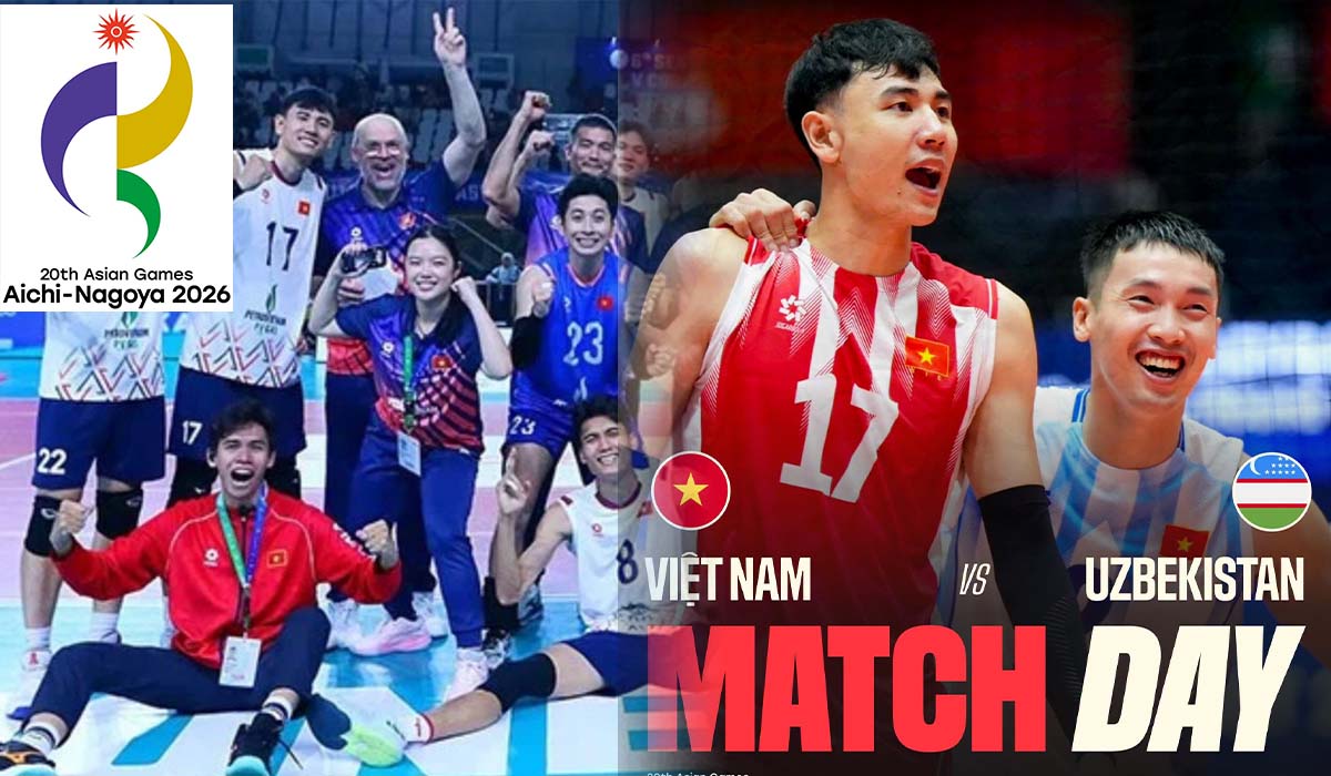 Lịch thi đấu, k&ecirc;nh ph&aacute;t s&oacute;ng b&oacute;ng chuyền ASIAD 2026 h&ocirc;m nay 1/10: ĐT Việt Nam \'đại chiến\' UZbekistan