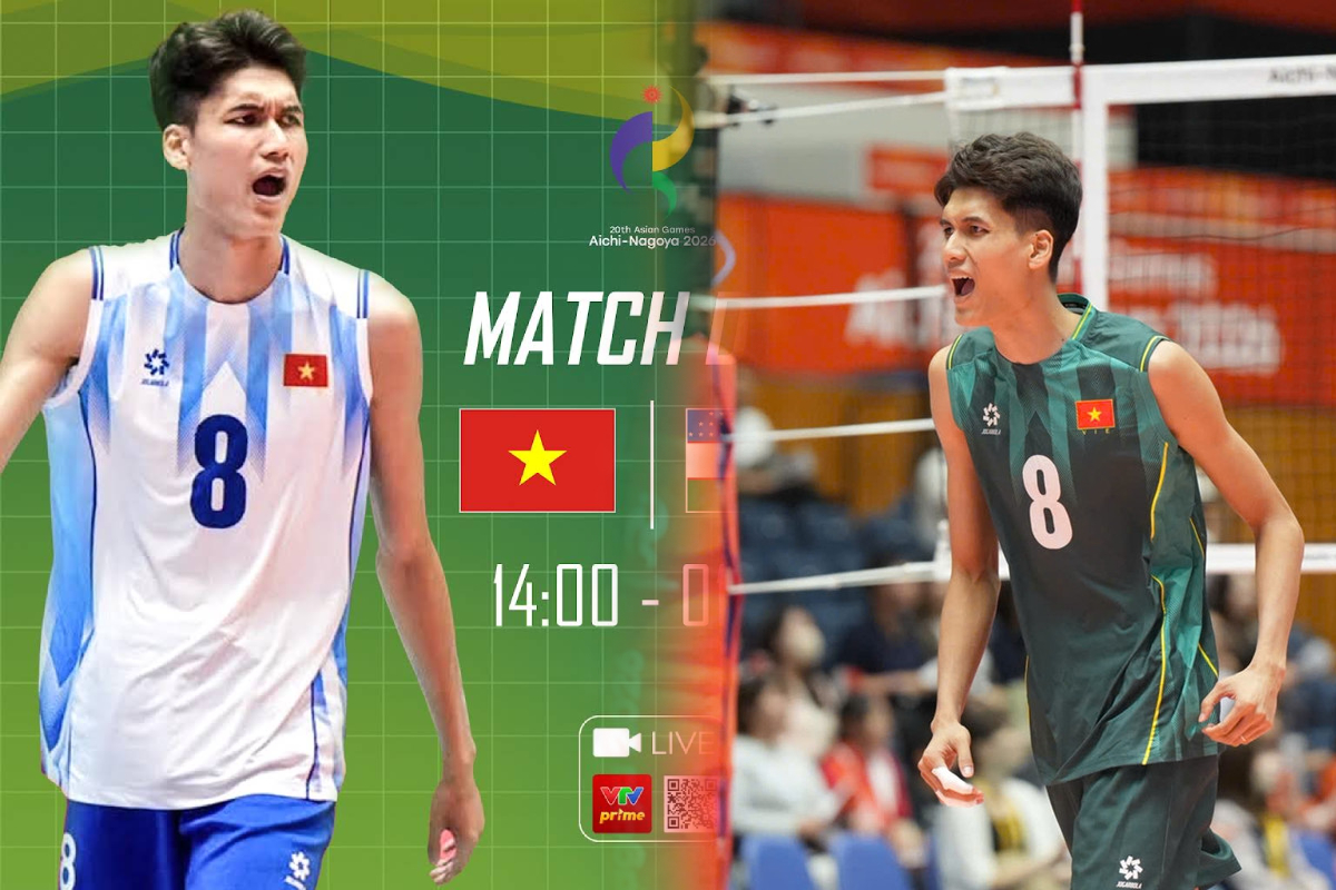 VTV trực tiếp b&oacute;ng chuyền Việt Nam vs Uzbekistan - Link xem trực tiếp b&oacute;ng chuyền nam ASIAD 2026