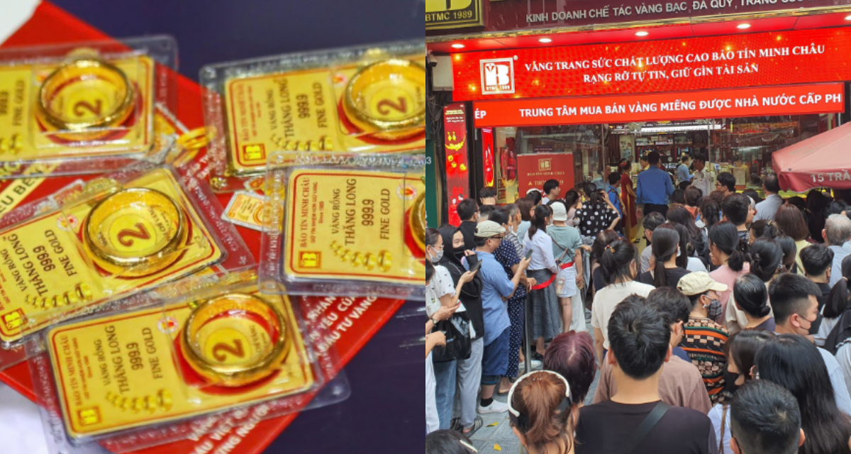 Bảng gi&aacute; v&agrave;ng h&ocirc;m nay 2/10: V&agrave;ng SJC v&agrave; v&agrave;ng 9999 tăng giảm bất thường, thị trường giằng co dữ dội!