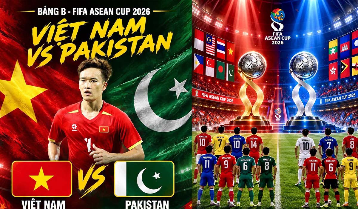 Lịch thi đấu b&oacute;ng đ&aacute; FIFA ASEAN Cup 2026 h&ocirc;m nay 2/10 - K&ecirc;nh ph&aacute;t s&oacute;ng tuyển Việt Nam đấu Pakistan