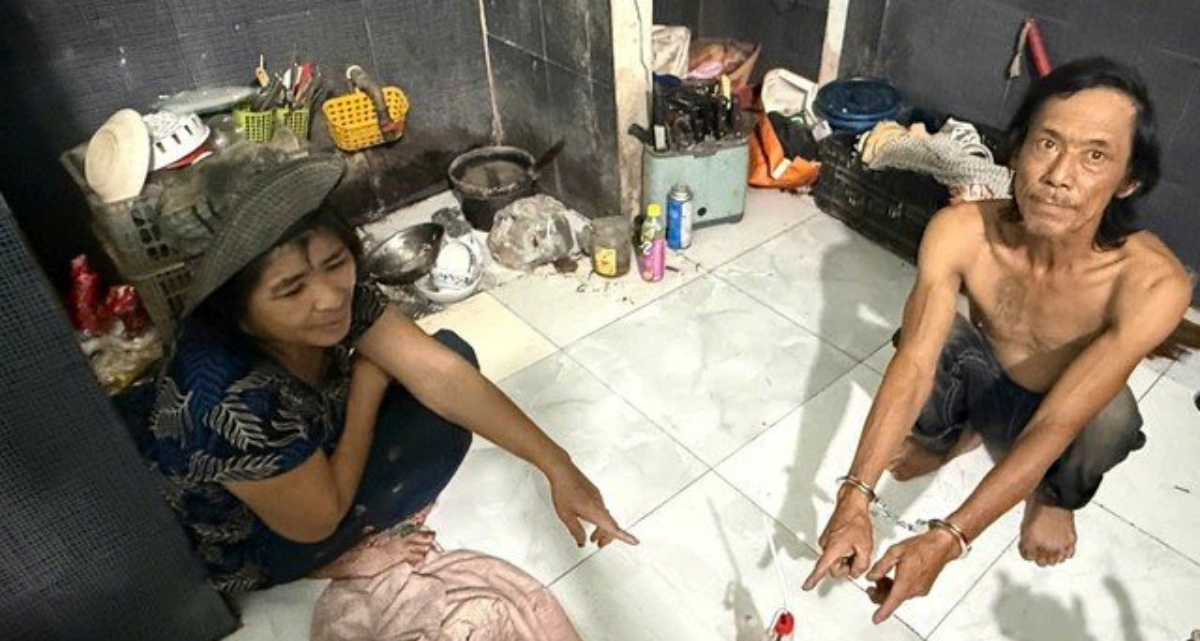 Đồng Nai: Kiểm tra ph&ograve;ng trọ đột xuất, c&ocirc;ng an bắt người phụ nữ U50 c&ugrave;ng bạn trai 54 tuổi