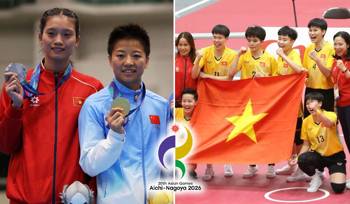 Bảng xếp hạng huy chương ASIAD 2026 của TT Đ&ocirc;ng Nam &Aacute;: TT Việt Nam nhận tin vui sau tấm HCV thứ ba