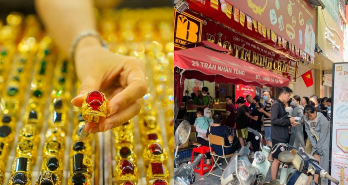 Gi&aacute; v&agrave;ng h&ocirc;m nay 3/10 mới nhất: V&agrave;ng SJC v&agrave; v&agrave;ng 9999 \'quay xe\' khiến người mua đỉnh lỗ chồng lỗ