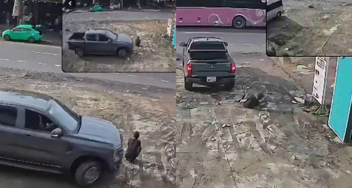 Người đ&agrave;n &ocirc;ng v&ocirc; gia cư bị xe b&aacute;n tải c&aacute;n tr&uacute;ng khi đang ngồi b&ecirc;n lề đường, tr&iacute;ch xuất camera ghi lại g&igrave;?
