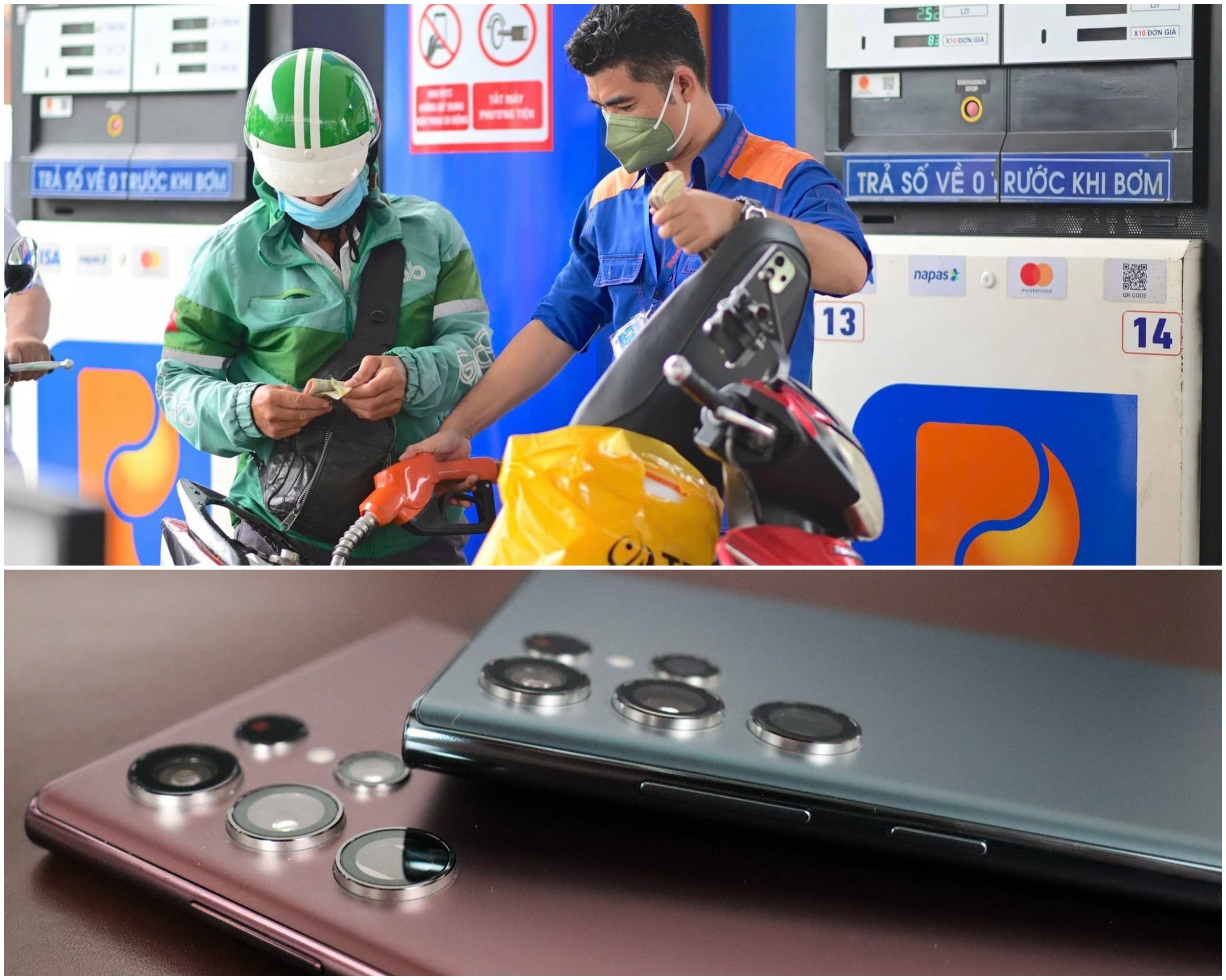 Cập nhật gi&aacute; xăng dầu s&aacute;ng 5/10: Xăng tăng, dầu giảm s&acirc;u, E10 l&ugrave;i 4.200 đồng so với đỉnh, gi&aacute; Galaxy S22 Ultra cũ cực rẻ