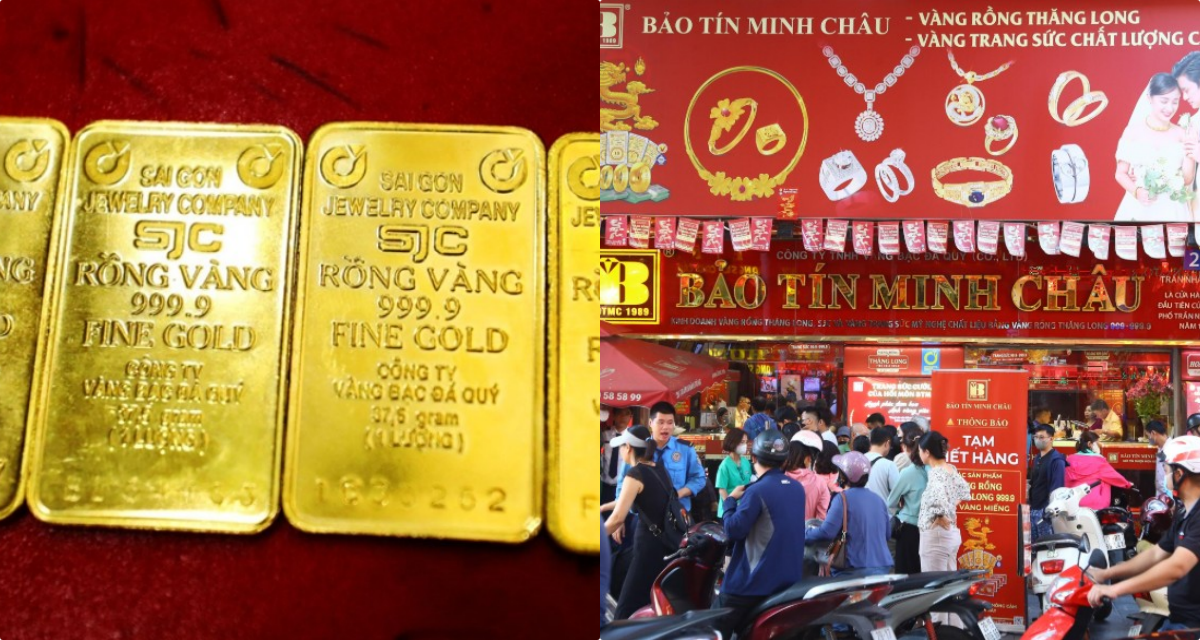 Gi&aacute; v&agrave;ng h&ocirc;m nay 4/10 chốt tuần: V&agrave;ng SJC v&agrave; v&agrave;ng 9999 giằng co dữ dội, nh&agrave; v&agrave;ng vẫn b&aacute;n \'thả cửa\'