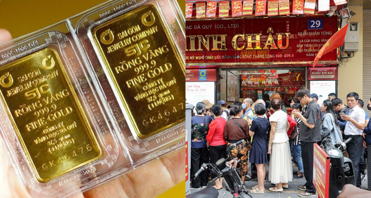Gi&aacute; v&agrave;ng h&ocirc;m nay 4/10: V&agrave;ng SJC v&agrave;ng 9999 rẻ hiếm thấy sau c&uacute; giảm mạnh, người mua gồng lỗ nặng