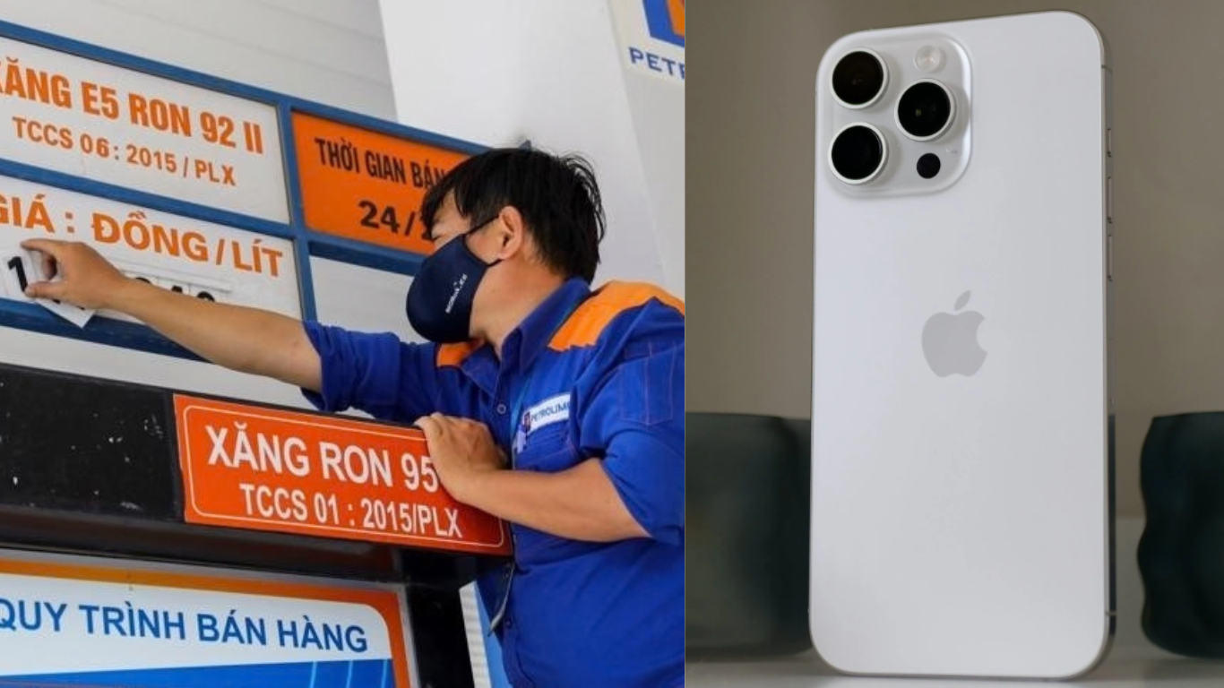 Gi&aacute; xăng dầu h&ocirc;m nay 5/10: Xăng tăng gần 200 đồng, Diesel giảm tới 780 đồng, iPhone 16 Pro Max hạ s&acirc;u