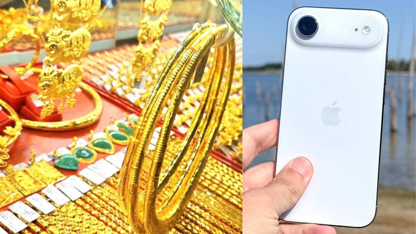 Gi&aacute; v&agrave;ng h&ocirc;m nay trưa 5/10 giảm s&acirc;u, người đu đỉnh lỗ hơn chục triệu sau 2 tuần, gi&aacute; iPhone Air rẻ chưa từng c&oacute;