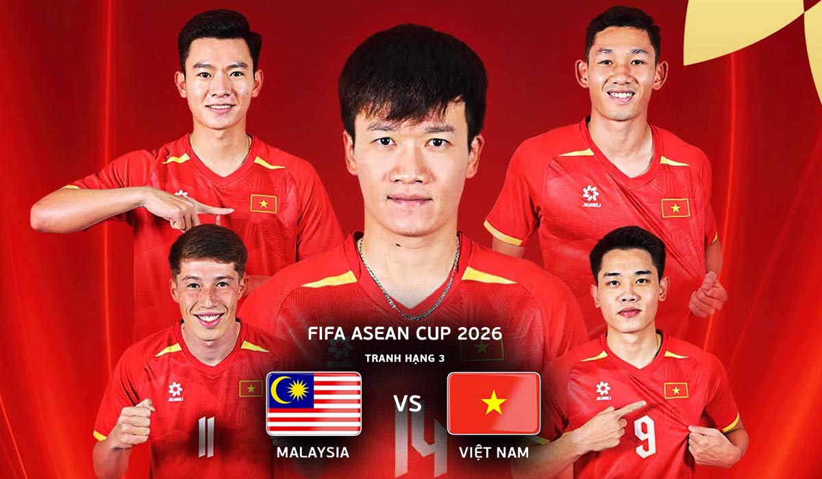 FPTPlay trực tiếp b&oacute;ng đ&aacute; Malaysia vs Việt Nam 16h ng&agrave;y 5/10 - Link xem trực tiếp FIFA ASEAN Cup 2026