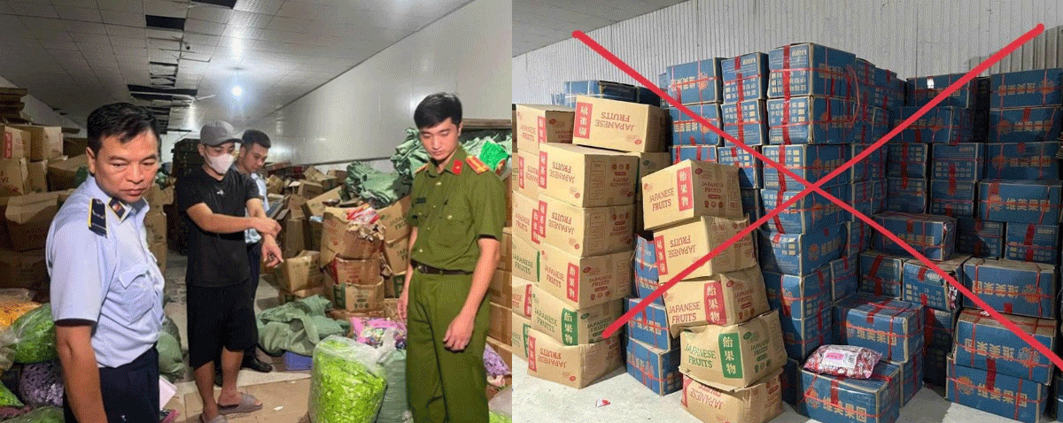H&agrave; Nội: Ph&aacute;t hiện gần 20 tấn b&aacute;nh, kẹo, nước uống thu mua, đ&oacute;ng g&oacute;i tại Việt Nam giả xuất xứ nước ngo&agrave;i