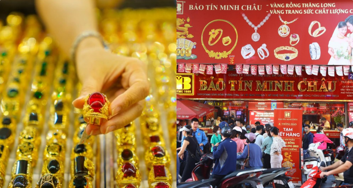 Bảng gi&aacute; v&agrave;ng h&ocirc;m nay 6/10: V&agrave;ng miếng SJC v&agrave; v&agrave;ng 9999 c&ugrave;ng biến động, người mua đỉnh chịu lỗ k&eacute;p