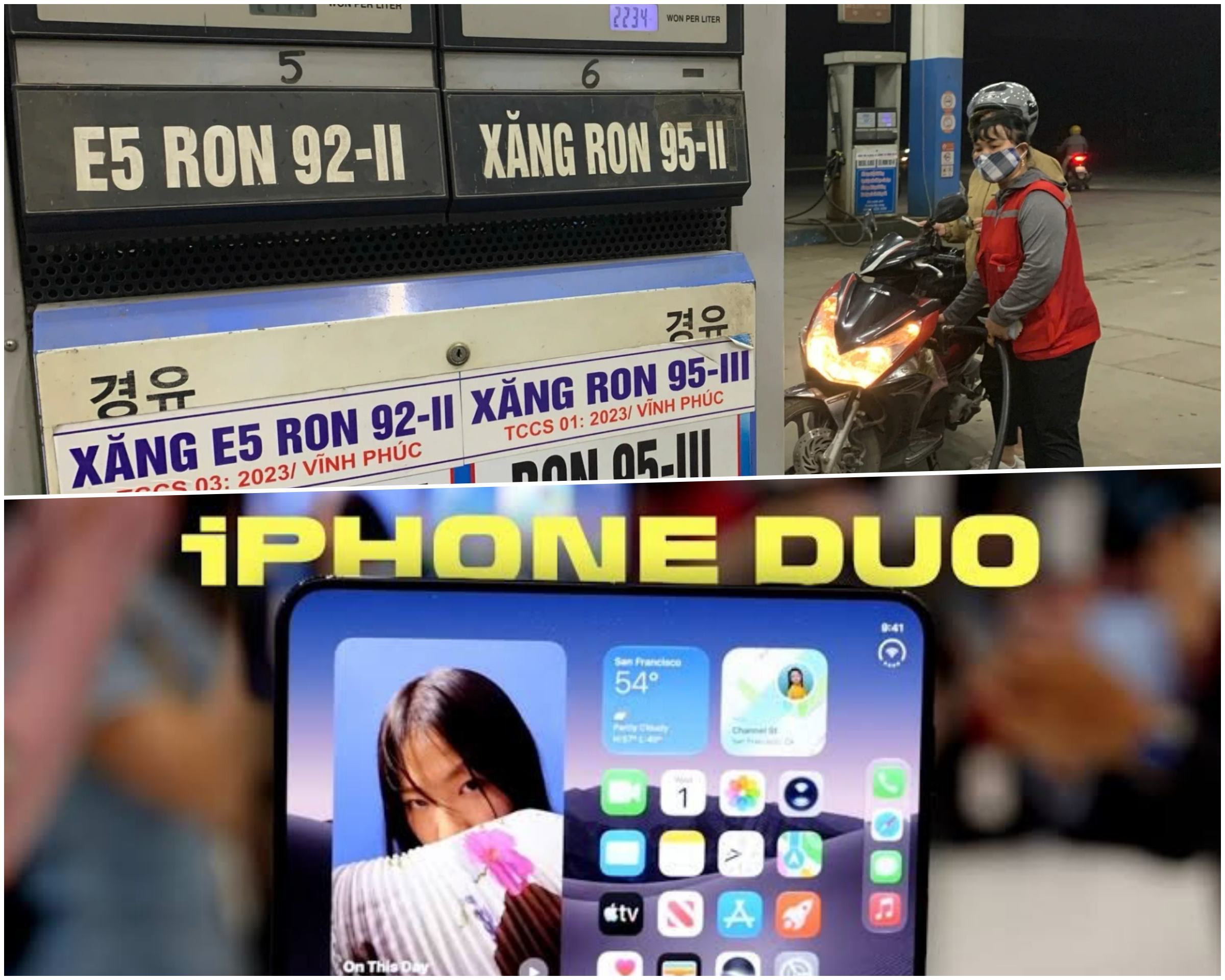 Gi&aacute; xăng dầu tối nay 6/10: Xăng tăng dầu giảm, dầu bốc hơi 15.000 đồng so với đỉnh, cập nhật gi&aacute; iPhone Duo Tại VN