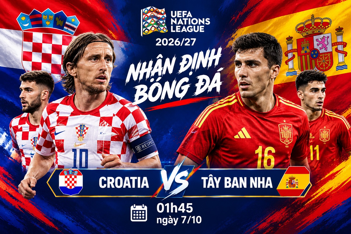 Dự đo&aacute;n kết quả, tỷ số Croatia vs T&acirc;y Ban Nha - Nhận định b&oacute;ng đ&aacute; UEFA Nations League h&ocirc;m nay 6/10