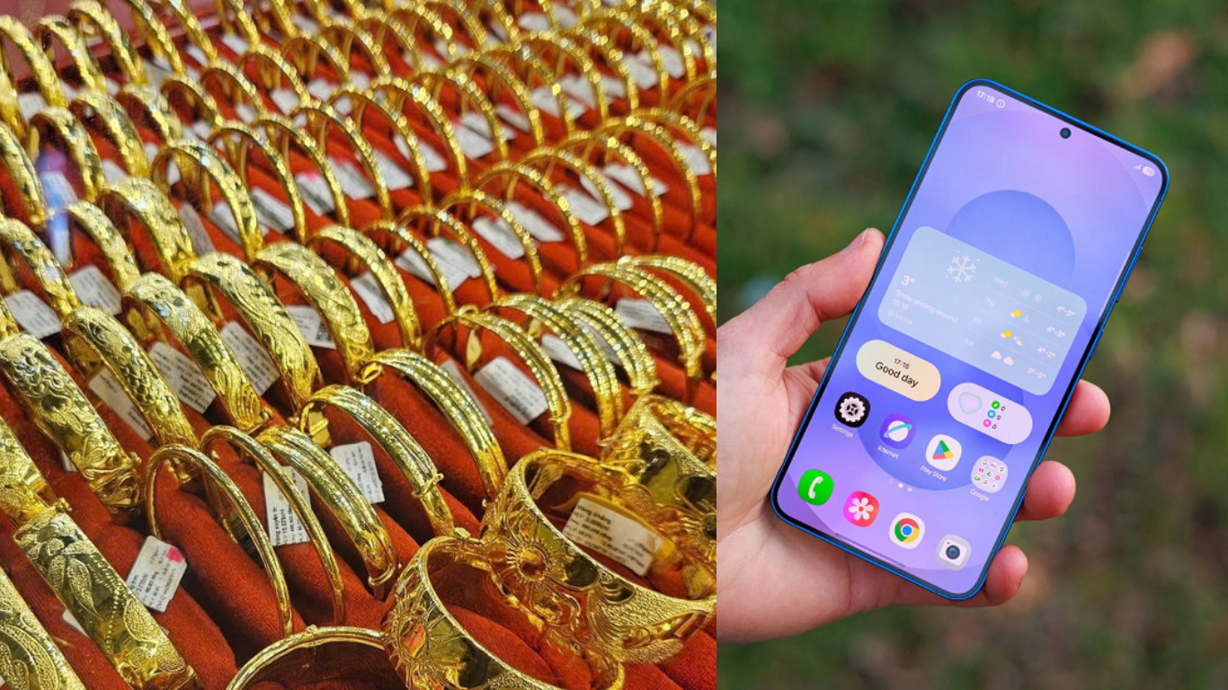 Gi&aacute; v&agrave;ng h&ocirc;m nay tối 6/10: Thị trường trong nước ảm đạm, người đu đỉnh lỗ nặng, Samsung S25 Plus gi&aacute; c&oacute; rẻ?