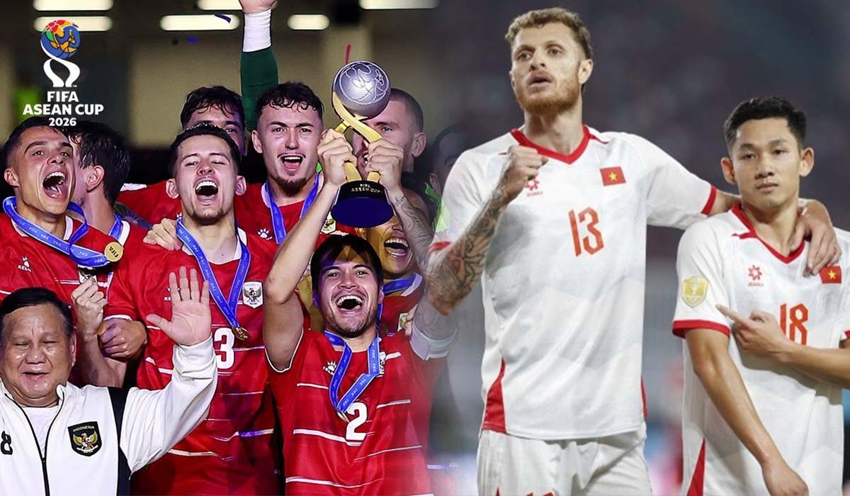 Indonesia đ&aacute;nh bại Th&aacute;i Lan đầy kịch t&iacute;nh tại FIFA ASEAN Cup 2026, ĐT Việt Nam bất ngờ bị \'c&agrave; khịa\'